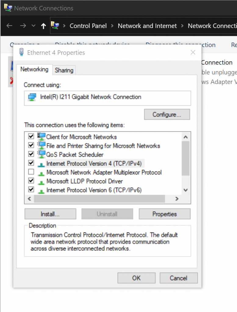 How to Manage VMware VLAN Configurations. Double click Internet Protocol Version 4 (TCP/IPv4) to open the Internet Protocol Version 4 (TCP/IPv4) Properties menu.