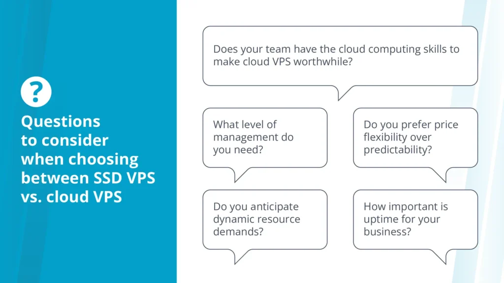 how to choose ssd vps vs cloud vps